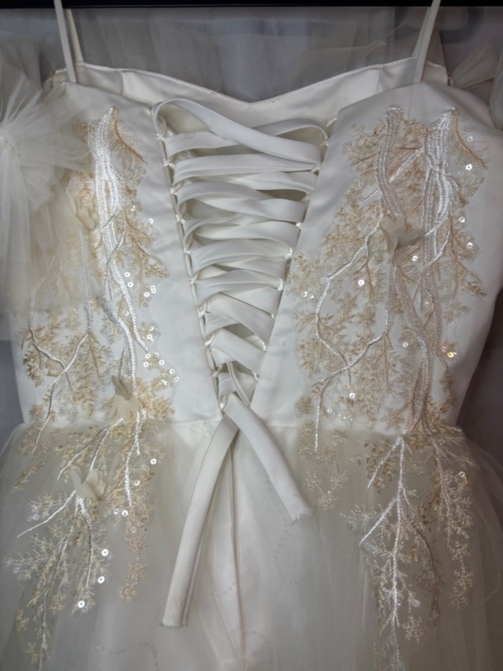 Wedding Dress With Floral Lace - Picture 7 of 10
